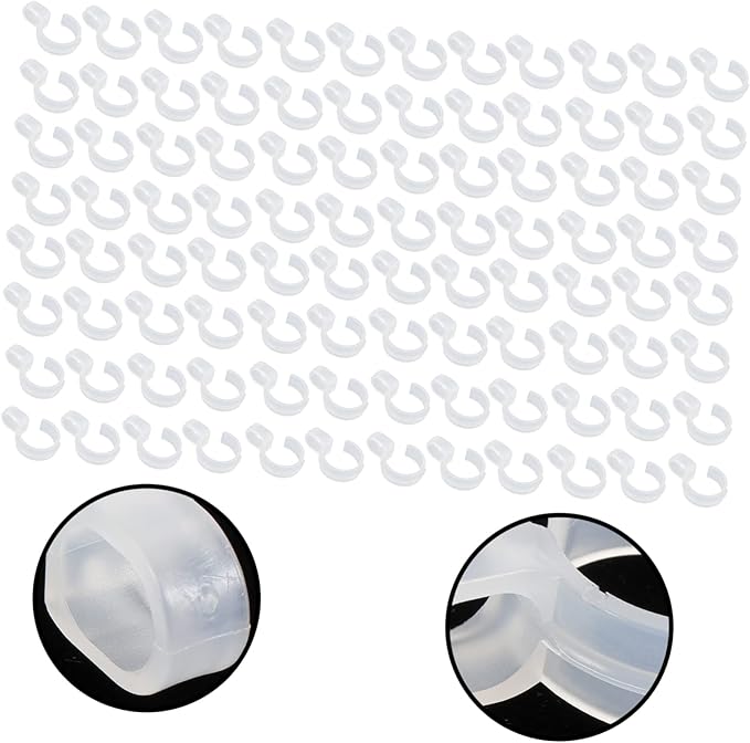 100pcs Buckle Household Windproof Hooks Wall Hangers for Clothes Hanging Hooks Clothes Hanger Connector s s Space Saving Clip Plastic White Stainless Steel