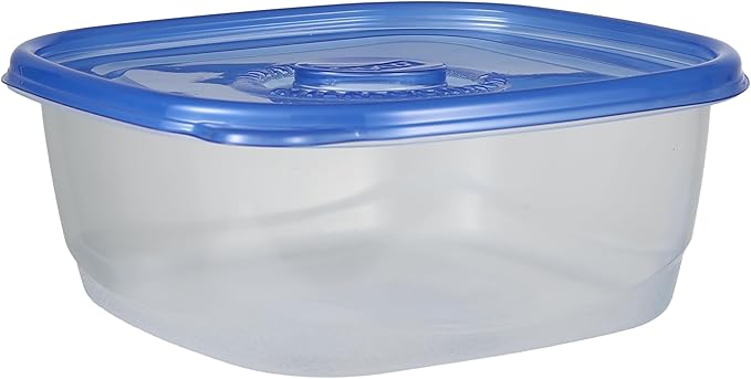 Glad GladWare XL Square Food Storage Containers, Family Size Meal Container with Lock Tight Seal for Leftovers and Meal Prep, Reusable and Dishwasher Safe, 104 Oz, 3 Count