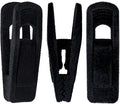 Hanger Clips for Velvet Hangers, 20 Pack Velvet Hanger Clips, Strong Hanger Clips Perfect for Skirt Pants Hangers (Black)