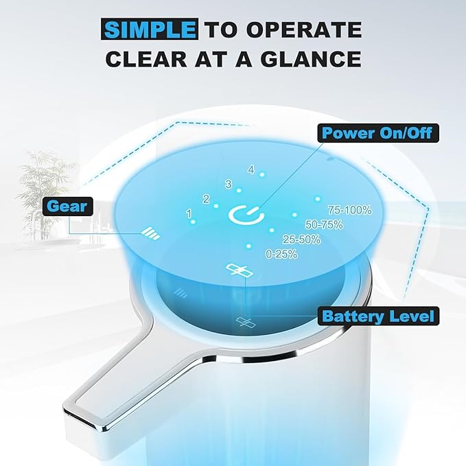 Automatic Soap Dispenser Liquid Touchless: 13.52oz/400ml Wall Mounted USB Rechargeable - 4-Level Adjustable Modern Electric Hand Soap Dispenser - Kitchen Bathroom Kids Family White