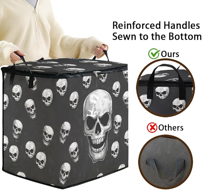 2pcs closet organizers and storage under bed,clothing blanket sweater sheet bedding comforter duvet quilt pillow toy storage bags with lids,dorm room essentials for containers 95L