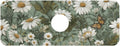 Kitchen Sink Splash Guard 1 PC 14.7 Inch Sink Faucet Mat Splash Guard for Bathroom Countertop Water Absorbent Foldable Cuttable Soft Washable Summer Daisy Butterfly Green