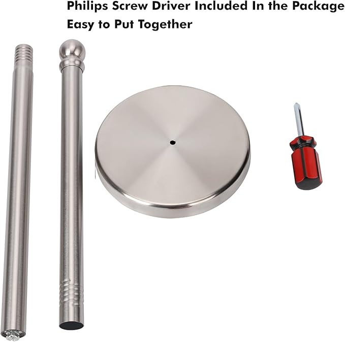 Toilet Paper Holder Stand Holding Up to 5 Paper Rolls, Free-Standing Spare Rolls Storage Holder, Stainless Steel (Brushed Nickel)