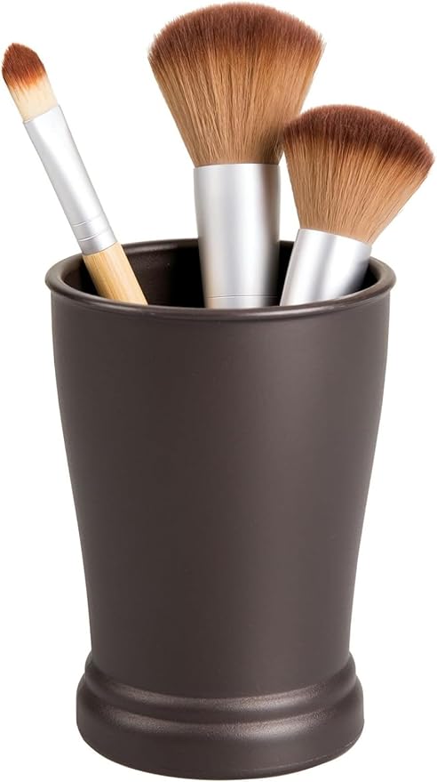 iDesign Kent Tumbler Cup for Bathroom Vanity Countertops - Bronze