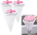 3PCS Pet Hair Remover for Laundry, 2026 New Reusable Lint Catcher for Washing Machine Wool Device, Floating Hair Filtering Mesh Removal Pet Hair Catcher (Pink)