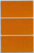 Royal Green Rectangular Name Tag Stickers Color-Coding Labels for Organizing, Moving, and Storage Boxes 4" x 2" Stickers to Write On Name Tags for Events & Parties, 45-Pack (Orange)