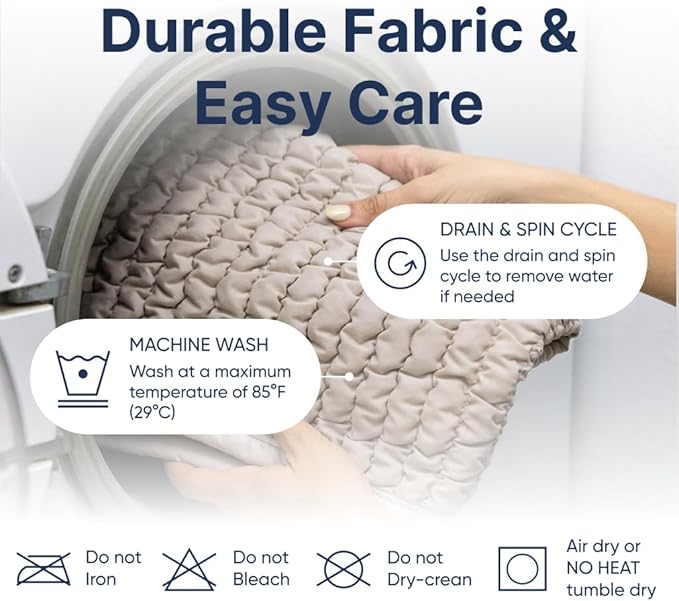 PAULATO BY GA.I.CO. Waterproof Blanket – 24x86” Changing Absorbent Pad for Incontinence – Machine Washable Stain-Resistant Protector for Couch Sofa or Bed – Reusable Waterproof Cover - Light Grey