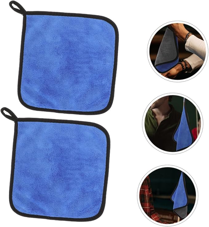 5pcs Pole Cloth Towel Professional Pools Cue Shaft Polisher Pool Stick Shaft Cleaner Billiard Pole Cleaner Accessories Cleaning Cloth Billiards Coral Fleece