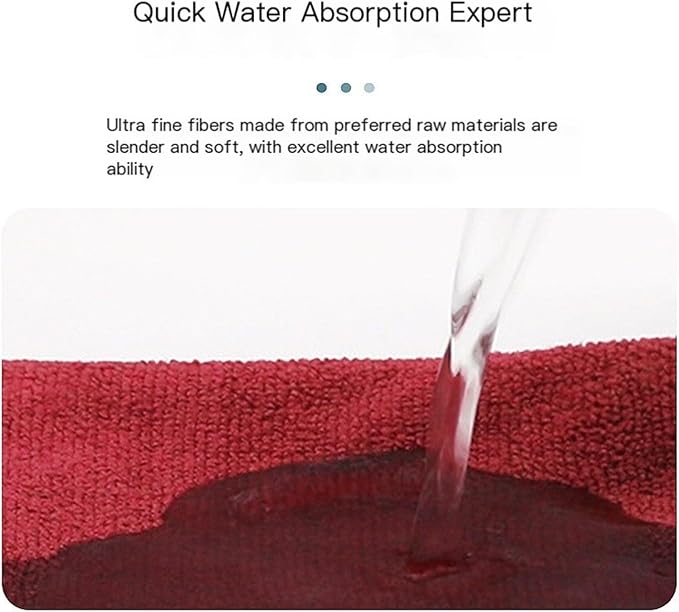 Dense-Weave Microfiber Kitchen Cloth 6/12 pk | Super-Absorbent, Lint-Free, Thick & Long-Lasting(Light Blue,12pk)