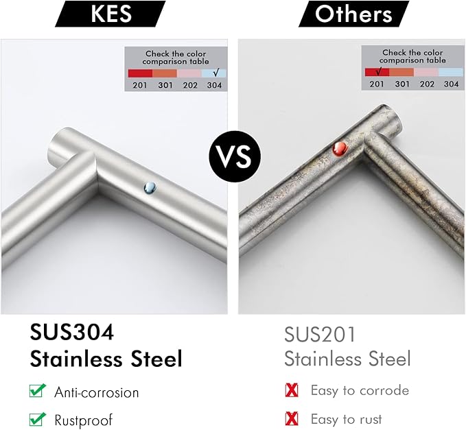 KES Toilet Paper Holder Stand 29.5 Inches, Free Standing Toilet Paper Storage with Marble Base Toilet Roll Holder for Bathroom, SUS304 Stainless Steel Brushed Finish, BPH288-2