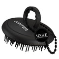 Jupiter Scalp Exfoliator - Scalp Massager Tool for Wet & Dry Hair - Ergonomic Detangler Brush - Dandruff Comb & Scrub to Remove Dandruff & Buildup and Support Circulation - Black