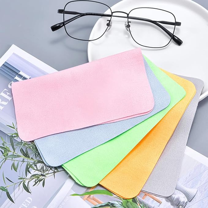 Shammy, Eye Glass Clean Cloths,Very Absorbent and Very Soft, Thickened 230GSM,10 Pack,Glasses Cleaner Cloth.