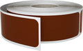 Blank Stickers Self Adhesive 3x1 inch (7.5cm x 2.5cm)- 250 Pack, Brown Sticker Label Roll by Royal Green