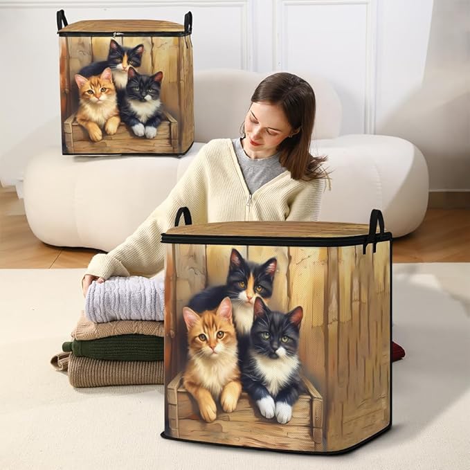 2pcs closet organizers and storage under bed,clothing blanket sweater sheet bedding comforter duvet quilt pillow toy storage bags with lids,dorm room essentials for containers 95L