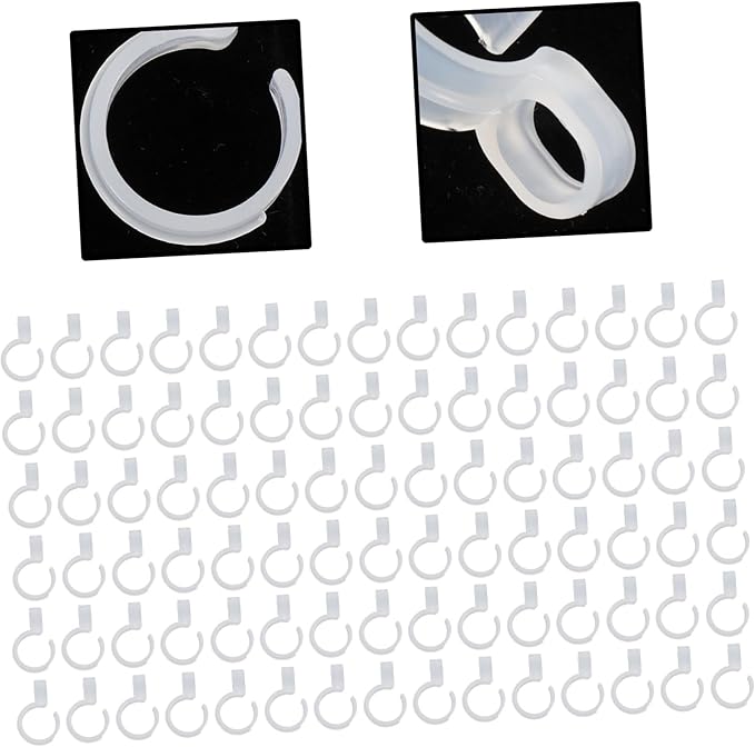 100pcs Buckle Household Windproof Hooks Wall Hangers for Clothes Hanging Hooks Clothes Hanger Connector s s Space Saving Clip Plastic White Stainless Steel