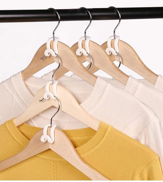 70 Pack Clothes Hanger Connector Hooks, Mini Cascading Hanger Hook, Heavy Duty Space Saving for Closet(Pink)