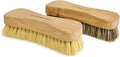 All-Natural Wooden Scrub Brush Set | Wooden Handle | Tampico and Palmyra bristles | Eco Friendly Cleaning Products | Pack of 2