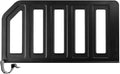 Shelf Separator/Divider with Snap on Clip (12-inch x 6-inch) - Black