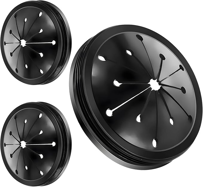 3 Pcs Garbage Disposal Splash Guard, Durable Rubber Material, 3.1-Inch Universal Fit for Splash Guard Sink Baffle Disposal Replacement Waste Food Disposal Part