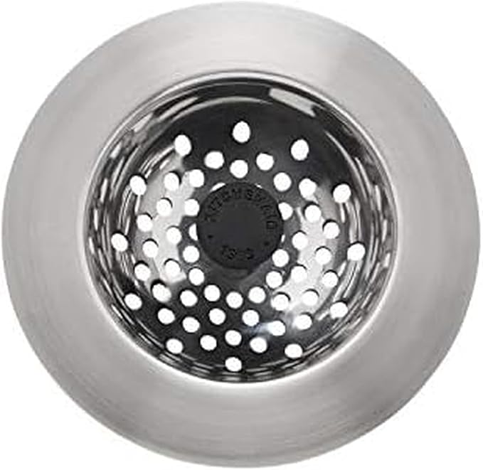 KitchenAid Stainless Steel Sink Strainer, Black