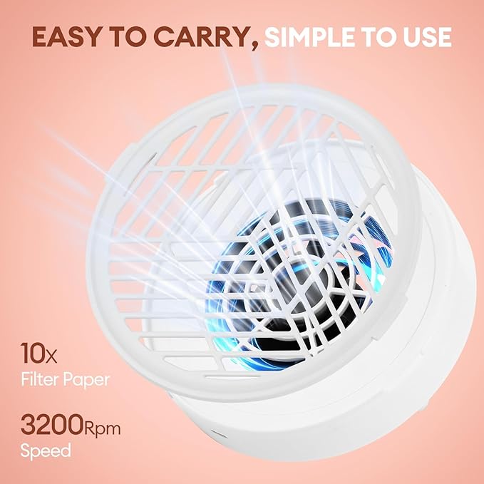 Small Portable Nail Dust Collector : Nail Tech Quiet Mini Vacuum - Nail Fan Dust Collector Vent with Filter Paper Sheets for Nail Art - Professional Nail Tool Supplies