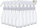 Suwimut 9 Pieces Plastic Spray Bottle, Empty Small 7oz/200ml Clear Spray Bottles, Fine Mist Plastic Refillable Trigger Sprayer for Cleaning Solutions, Hair Care, Essential Oils, Watering Plants