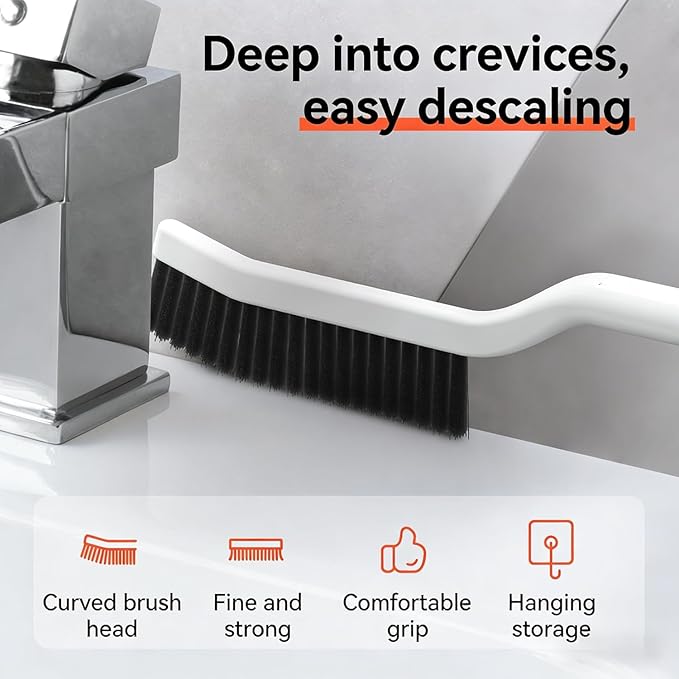 Cleaning Brush Set for Household Use, Scrub Brush, Bathroom Cleaning Brushes, Crevice Cleaning Brush for Bathroom, Floor, Tub, Shower and Kitchen Surface