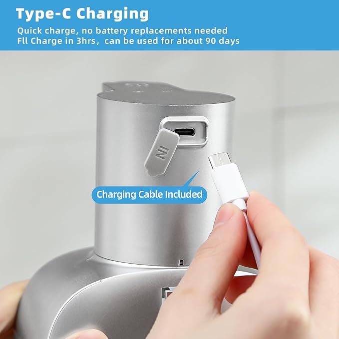 Automatic Foaming Soap Dispenser, 17oz/500ml Silver