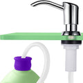 GAGALIFE Built in Counter Soap Dispenser for Kitchen Sink and Extension Tube Kit, Anti-Leakage Upgrade with 40" Tube No More Top Refill (Chrome)