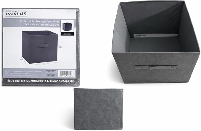 Collapsible Fabric Storage Cube Bin