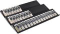 Expandable Spice Drawer Rack Organizer Insert for Kitchen Cabinet - Multi Tier Adjustable Spice Storage Shelf for Seasoning and Jar, Pack of 9