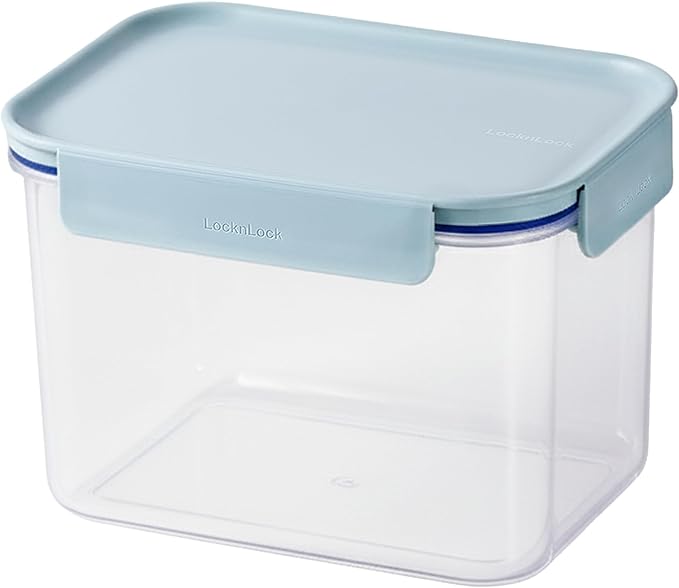 LocknLock HPL416 Classic-Plus Plastic Food Storage Container with Lid for Kitchen, Lunch, Meal Prep, and Leftovers, BPA-Free, Airtight, Leakproof, Microwave, Dishwasher, Freezer-Safe, 2.75L