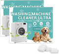 Washing Machine Cleaner Descaler 12 Pack - Deep Cleaning Tablets For Front Loader & Top Load Washer,Helps Remove Residue, Hard Water Buildup & Odor-Causing Deposits (2 pcs)