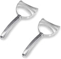 Professional Square Stainless Steel Bone Dust Scraper- Catering Kitchenware Square Bone Dust Remover (2 Pack)