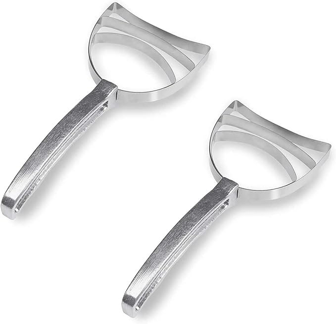 Professional Square Stainless Steel Bone Dust Scraper- Catering Kitchenware Square Bone Dust Remover (2 Pack)
