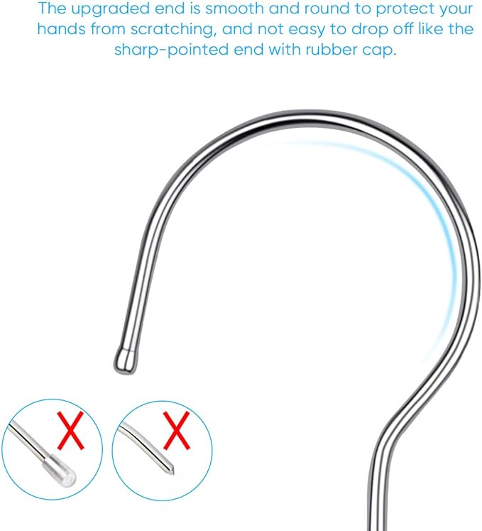 Fayleeko Wire Coat Hangers - Strong Heavy Duty Stainless Steel Metal Hangers, Ultra Thin Space Saving (30 Pack, 16.5 Inch)