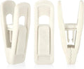 Tinfol Velvet Hanger Clips 80Pack, Ivory Pants Velvet Clips, Clothes Pin Hanger Clip, Strong Finger Flocked Clip Perfect for Slim-line Clothes Velvet Hangers
