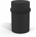 Mega Handles Linear Floor Door Stopper, Quickly Installed Wall Protector, Wall Protectors from Door Knobs, Floor Door Stop with Mounting Hardware Included - Matte Black - 2 Inch