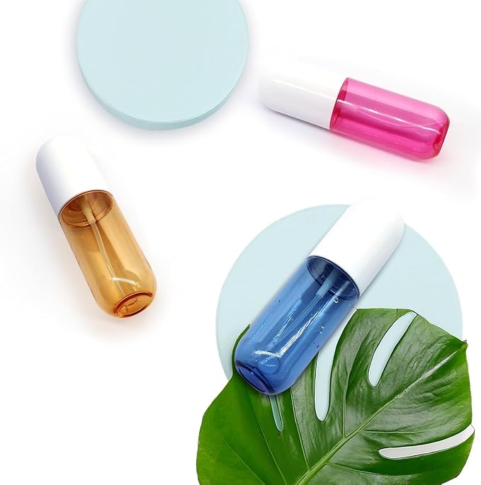 YOCASII 3PCS Alcohol Spray Bottle, 2oz Travel Containers, Mini Spray Bottle and Travel Spray Bottles, Fine Mist Spray Bottles for Hair Spray, Toners & Face