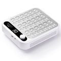 Makartt Nail Dust Collector - Professional Powerful Suction Larina Dust Collector Nail Tech LED Display, Adjustable Speed Reusable Filter, Strainer Panel for Acrylic Nail Polishing Manicure Salon Home
