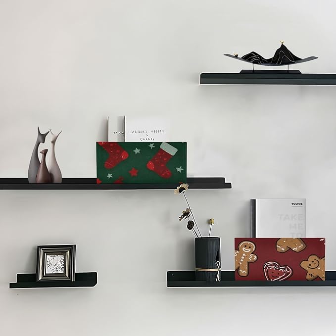 Green Christmas Socks with Stars Closet Storage Bins 2 Pcs Felt Open Home Storage Containers Organizer with Handles Collapsible Shelf Basket for Home Office Craft Room Classroom Fabric