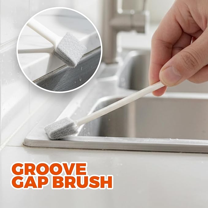 6-Pack Dish Brush with Handle – Heavy Duty Kitchen Scrub Brushes with Stiff Bristles for Pots, Pans, Sinks Non-Scratch Dishwashing Scrubber Brush Set