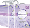 12 Packs Lavender Hanging Scented Sachets for Drawers and Closets with Retractable Hook| Long-Lasting Closet Air Freshener & Closet Deodorizer | Closet Scent Freshener (Lavender)