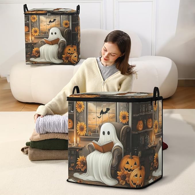 2pcs closet organizers and storage under bed,clothing blanket sweater sheet bedding comforter duvet quilt pillow toy storage bags with lids,dorm room essentials for containers 95L