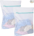 OTraki Mesh Laundry Bag for Delicates 20x24 inch Mesh Wash Bag for Washing Machine Zippered Net Laundry Bag for Bra Underwear College Dorm Home Don't Drying, Melting 140-176℉ White