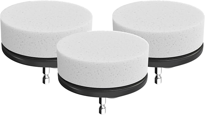 Dirt Devil Foam Sponge Pad Cleaning Set, 3 Piece, 3.5" Sponges, for Use on Glass, Mirrors, Hardwood and More, Soft and Absorbent, Cleaning Sponge Drill Attachment