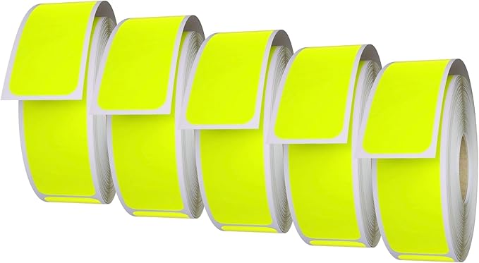 Royal Green Rectangular Color-Coding Labels 3x1-10 Sticker Rolls (75mm x 25mm) - 2500 Pack