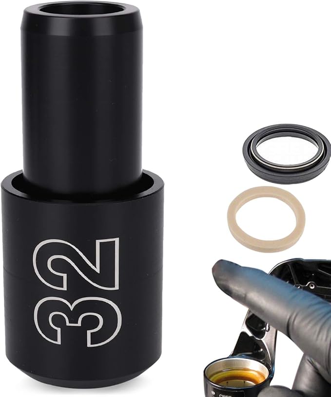 Dust Seal Installation Tool Fork Dust Seal Driver Dust Wiper Installation Tool Guide Compatible for Fox Rockshox Suspension Fork Lower Leg in 30mm 32mm 34mm 35mm 36mm 40mm