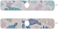 Sink Faucet Absorbing Mat Kitchen Sink Splash Guard Splash Faucet Drip Catcher for Bar RV Bathroom 2PCS 30x5.5in Line Turtles Starfish and Coral