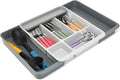 Joseph Joseph DrawerStore Expanding Flatware Cutlery Organizer, Expandable Utensil Tray for Kitchen Drawer, Recycled Plastic